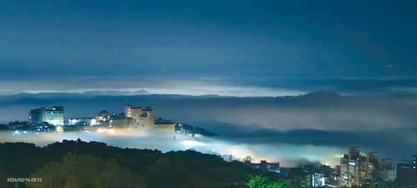 陽明山趴趴走追雲趣 #雲海 #琉璃光 #文化大學 2/16