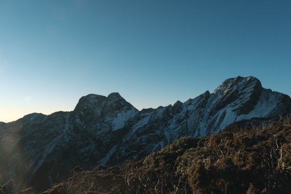 【玉山】主峰北峰二日，臺灣第一高峰雪季最美角度1881279