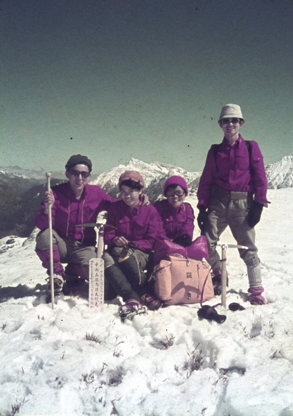 1972 春節奇萊南峰 能高北峰見瑞雪25956
