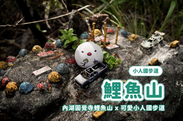 【鯉魚山】平易近人鯉魚山小人國步道 x 內湖的小人國可愛路徑 x 巨型鞋 x 迷你台北車站