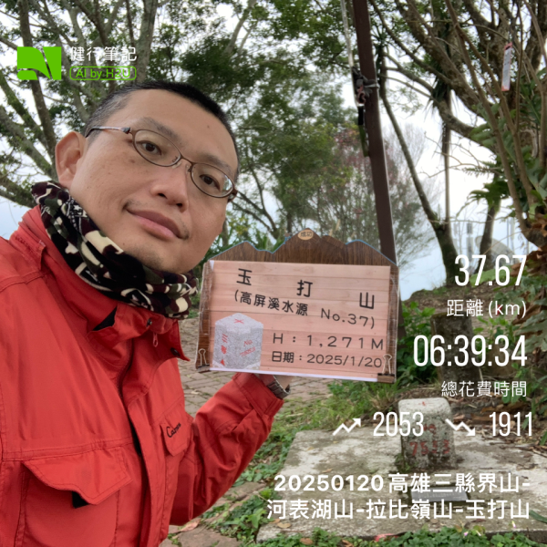 20250120高雄三縣界山-河表湖山-拉比嶺山-玉打山2697464