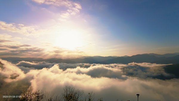 除夕寒流來襲的翡翠水庫雲海&天元宮寒櫻1/282700692