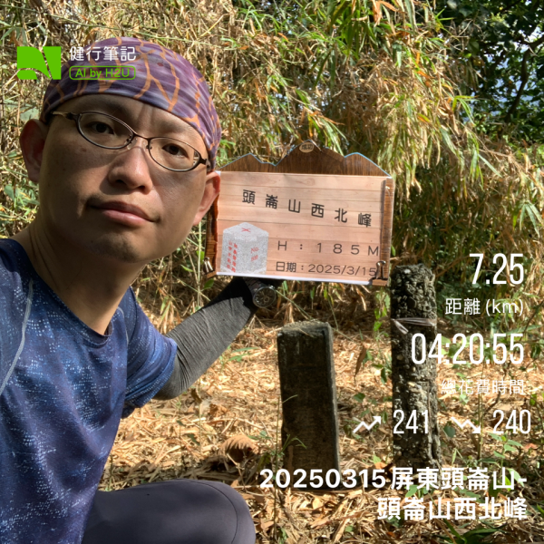 20250315屏東頭崙山-頭崙山西北峰2737210