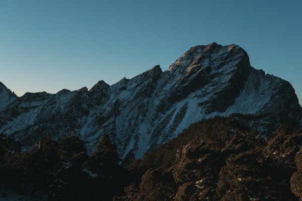 【玉山】主峰北峰二日，臺灣第一高峰雪季最美角度1881276