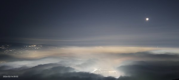 #觀音山 #月亮 #琉璃光 #雲海 #日出 #天空之城 2/14&152999658