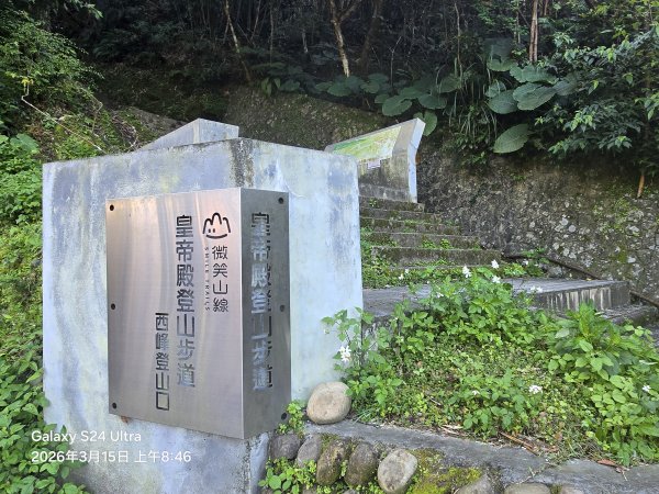 2026-03-15微笑山線：【二格山系】皇帝殿稜線段3016086