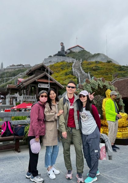 山旅也能輕鬆愜意闔家同歡~搭小火車、纜車登上越南最高峰(番西邦峰3143M)2883586