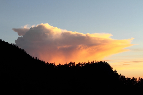 【山岳之美】 -排雲夕色7653