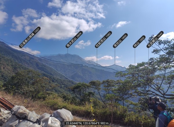 亞麻灣山 日湯真西南峰 亞麻灣山西峰2980006