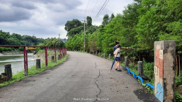 《南投》颱風過後｜竹山下坪吊橋河岸步道202407272559818