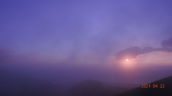 陽明山再見雲瀑觀音圈+月亮同框&夕陽4/22&241359684