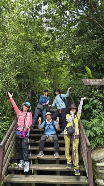 陽明山冷門好走步道平溪步道，欣賞石斛蘭瀑布不用去南部，無敵展望鵝尾山水田，涼爽好走狗殷勤古道。2784869