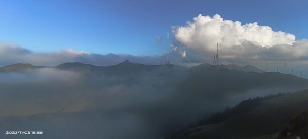 小觀音山西峰山嵐(雲海?)/觀音圈&夕陽/芒花&金剛(人猿)岩2334476