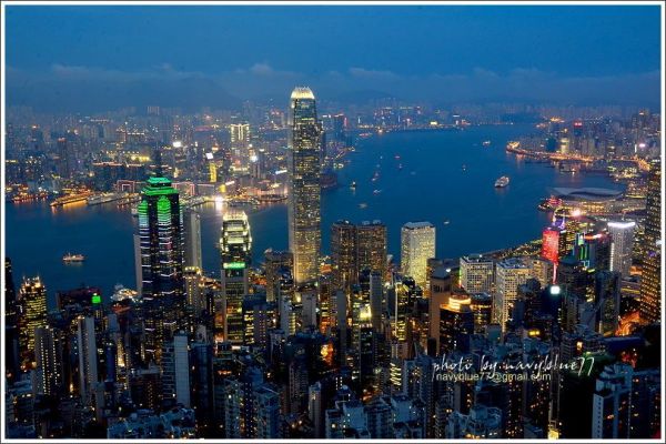 　香港太平山山頂環迴步行徑+百萬夜景136087