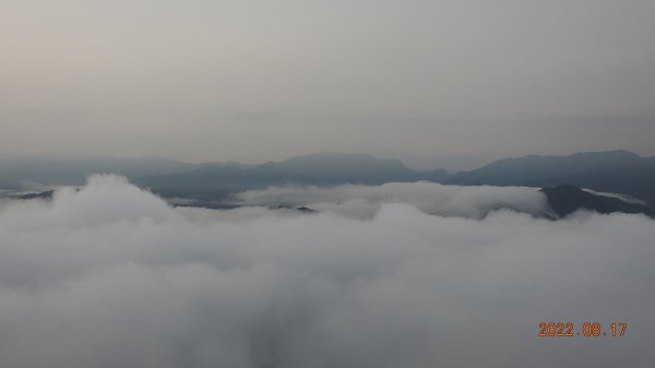 跟著雲海達人山友追雲趣第四彈彈無虛發，翡翠水庫壩頂(新店四十份公墓附近)之日出雲海+雲瀑 8/171807483