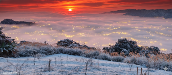 #馬那邦山 #夕陽 #雲海 #火燒雲 12/282974325