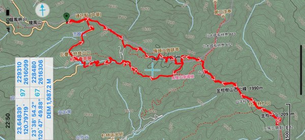 金柑樹山-嶺頭山-忘憂森林 P型連走1218965