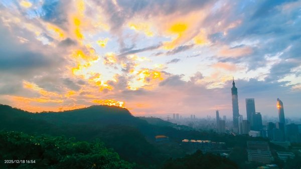 #天空之城 #穿雲箭 #虎山峰 #夕陽 #火燒雲 #夜景 #101大樓 12/182964808