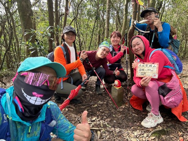 20250201貢大縱走(大石壁坑山主北峰-五酒桶山-龍崗山-吾居吾墅步道)2703735