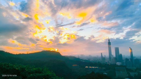 #天空之城 #穿雲箭 #虎山峰 #夕陽 #火燒雲 #夜景 #101大樓 12/182964809