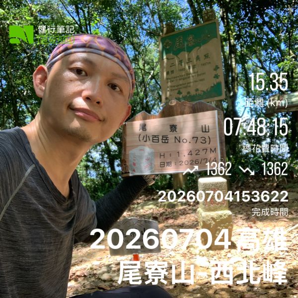 20260704高雄尾寮山-尾寮山西北峰(第26刷)3084684