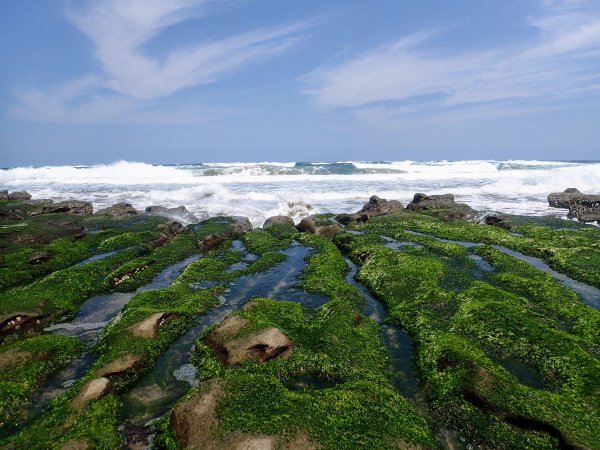 老梅綠石槽-富貴角步道及燈塔-白沙灣-麟山鼻地質景觀生態步道, 一步一腳印的北海岸好美喔!!!