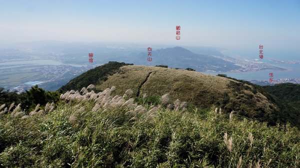 台北市面天山、向天山以及菜公坑山