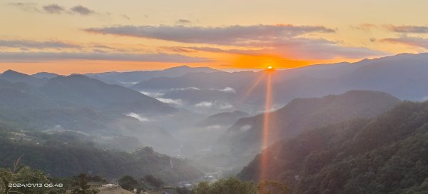 坪林南山寺曙光日出/晨霧瀰漫2401226