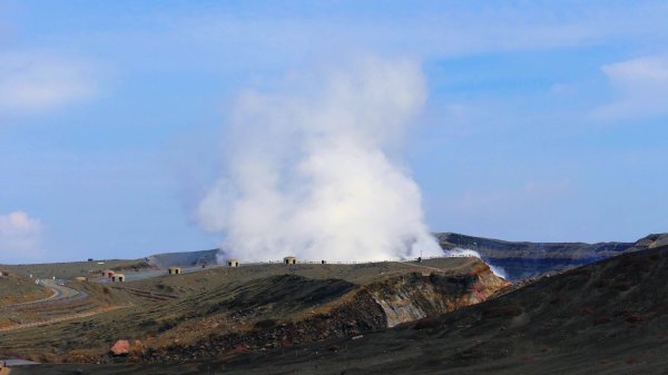 熊本阿蘇火山,草千里,砂千里