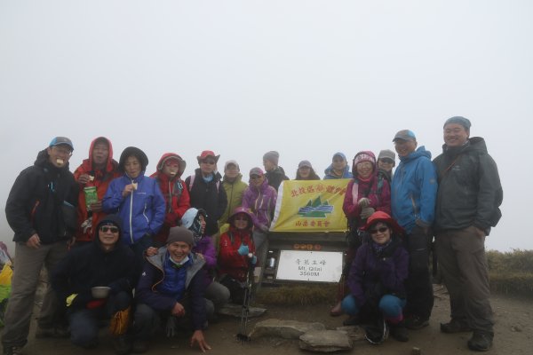2018/10/27百岳奇萊主北(D2，二刷)─成功山屋→奇萊山屋→奇萊主峰→奇萊山屋→奇萊北峰(因強風濃霧未竟)→成功山屋