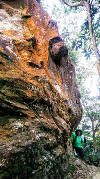 四分子古道、月扇湖山大岩壁O走1291816