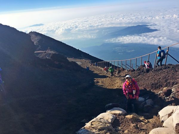 日本最高峰富士山登頂記369722