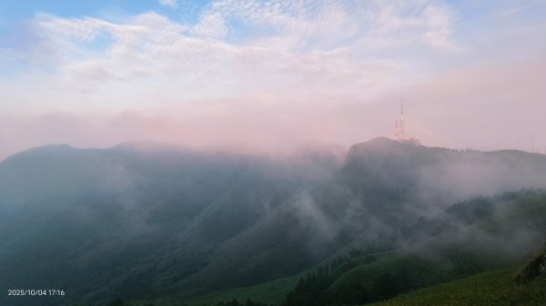 #小觀音山西峰 #雲海 #雲瀑 #觀音圈 #夕陽 #霞光 #月圓 10/5&6&42904211