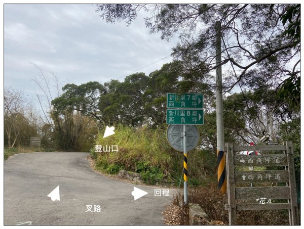 下南勢坑山、四角坪步道O型路線2717016