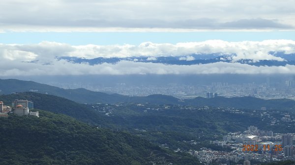 雲霧飄渺間的台北盆地&觀音山1926189