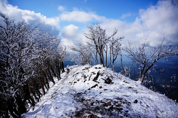 【日本】2015 冬．奈良、大阪山行 - 冰雪山行．高見山