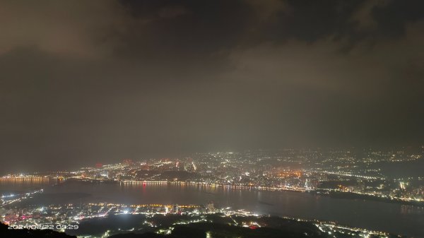 觀音山百萬夜景&日出，小觀音西峰彩色霧虹2/22&232433885