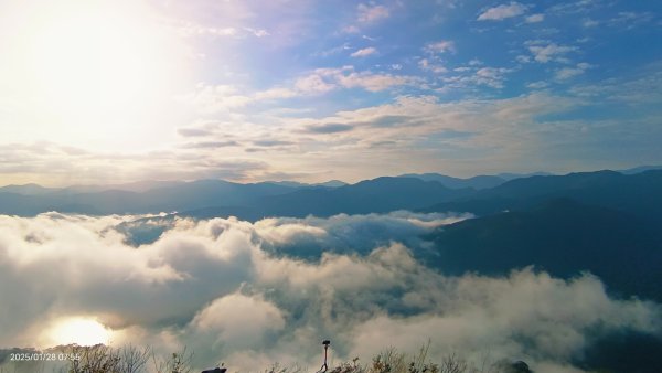 除夕寒流來襲的翡翠水庫雲海&天元宮寒櫻1/282700710