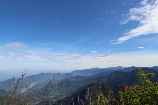 鳶嘴山，俯瞰西海岸，遠望玉山秀姑巒58067