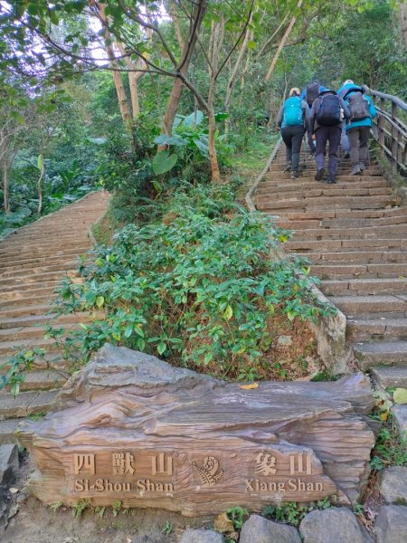 ［象山~深坑8連峰］  （象山～南港山南峰～拇指山～倒照湖山～大坑山～西峰~三腳木山~西峰）2403138