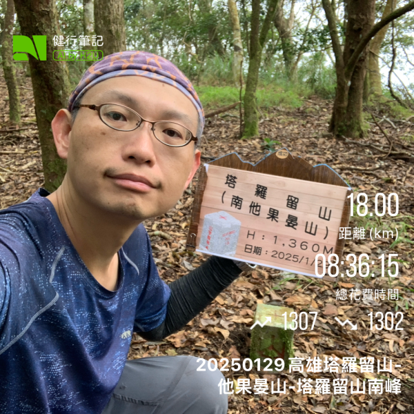 20250129高雄塔羅留山-塔羅留山南峰-他果晏山2705263