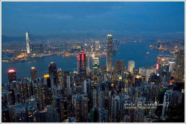 　香港太平山山頂環迴步行徑+百萬夜景136090