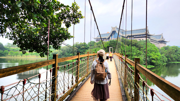 峨眉湖環湖步道，細茅埔吊橋，十二寮登山步道，富興老街