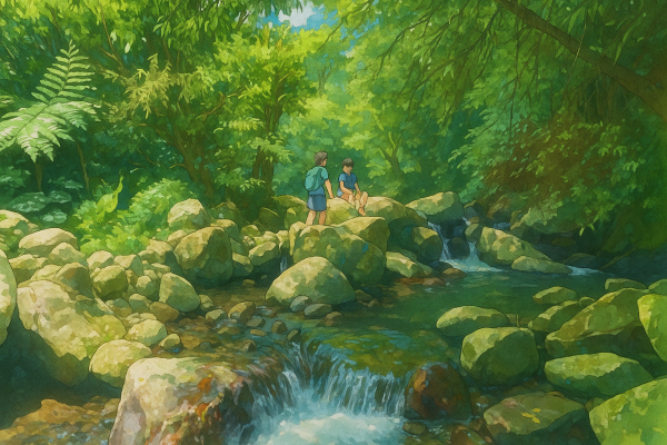 內雙溪的消暑密碼｜走一趟坪頂古圳就懂