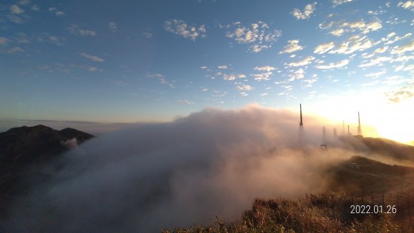 縮時攝影陽明山雲海&夕陽1591826