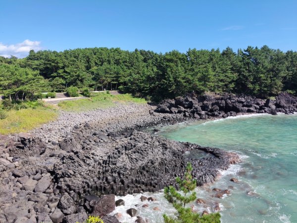 韓國濟州島：柱狀節理带2912142