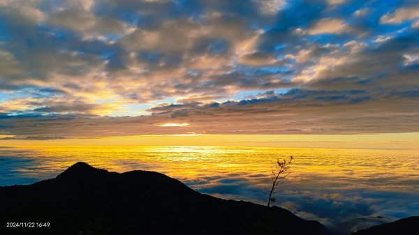 跟著雲海達人山友追雲趣-二訪 #鳶嘴山 解鎖 #黃金雲海 #夕陽雲海 #火燒雲 #琉璃光2652024