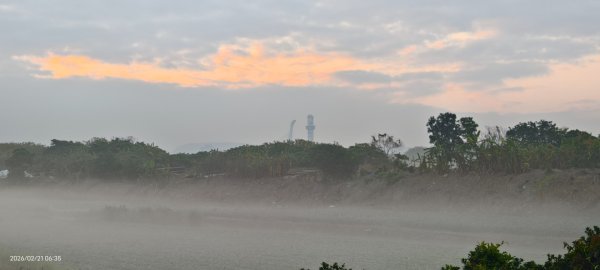 #觀音山 #夕陽 #夜景 #林梢步道 #關渡平原 #輻射霧  2/213003251