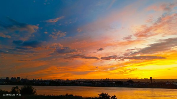 社子橋&觀音山夕陽火燒雲10/252635752