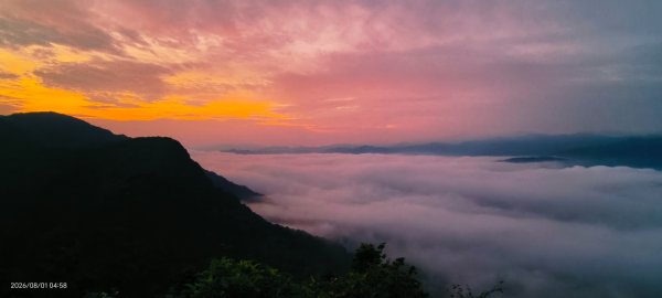 #翡翠水庫壩頂 #火燒雲 #日出 #雲海 8/13093716